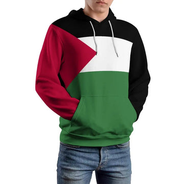 Palestine flag hoodie for men